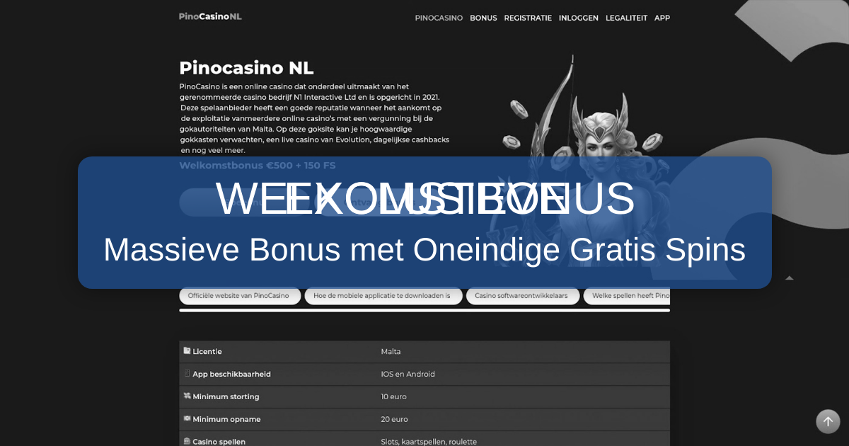 Pino Casino Nederland
